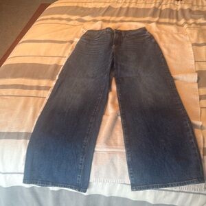 Indigo Wide leg Madewell Jeans